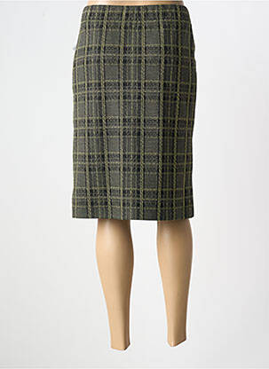 Jupe mi-longue taille normale vert FRANK WALDER femme