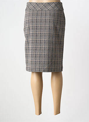 Jupe mi-longue stretch noir OLSEN femme