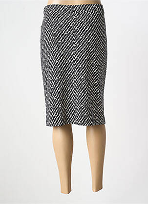 Jupe mi-longue stretch noir FRANK WALDER femme