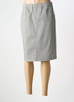 Jupe mi-longue stretch vert FRANK WALDER femme