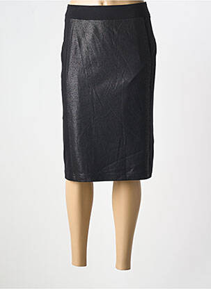 Jupe mi-longue coupe droite noir RABE femme