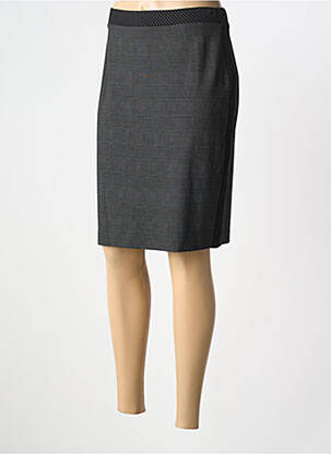 Jupe mi-longue stretch noir DIVAS femme