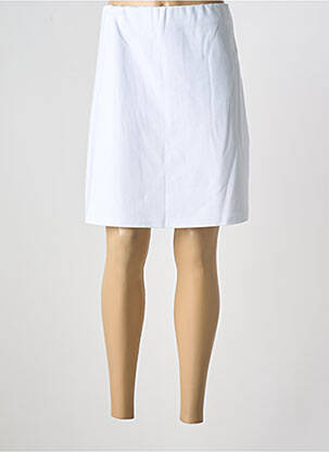 Bermuda taille élastique taille normale blanc MARBLE femme