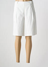 Bermuda tissage popeline taille normale blanc ESTEL COLLECTION femme