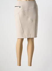 Jupe mi-longue beige ANDAMIO pour femme seconde vue