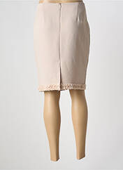 Jupe mi-longue beige RINASCIMENTO pour femme seconde vue