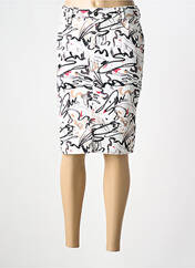 Jupe mi-longue blanc FRANCE RIVOIRE pour femme seconde vue