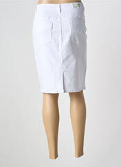 Jupe mi-longue blanc GRIFFON pour femme seconde vue
