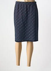 Jupe mi-longue bleu GRIFFON pour femme seconde vue