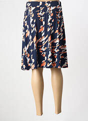 Jupe mi-longue bleu MARBLE pour femme seconde vue