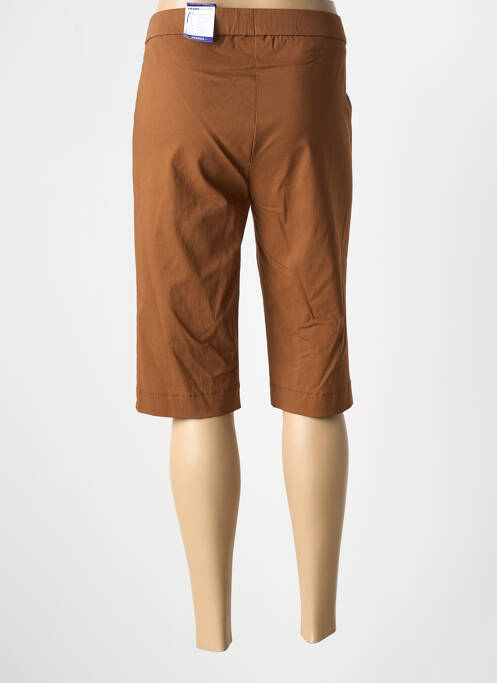 Bermuda marron FRANK WALDER pour femme