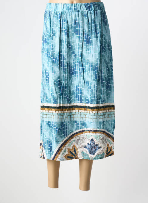Jupe longue bleu PAZ TORRAS pour femme