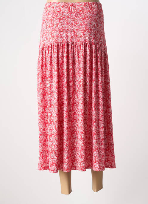 Jupe longue rouge MARBLE pour femme