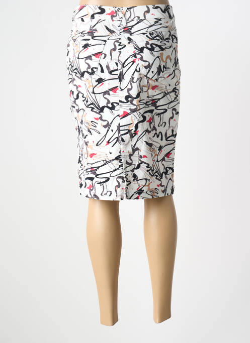 Jupe mi-longue blanc FRANCE RIVOIRE pour femme