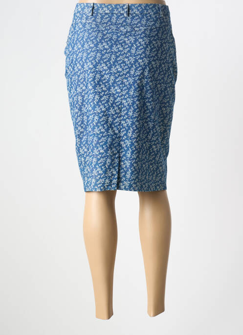 Jupe mi-longue bleu FRANCE RIVOIRE pour femme