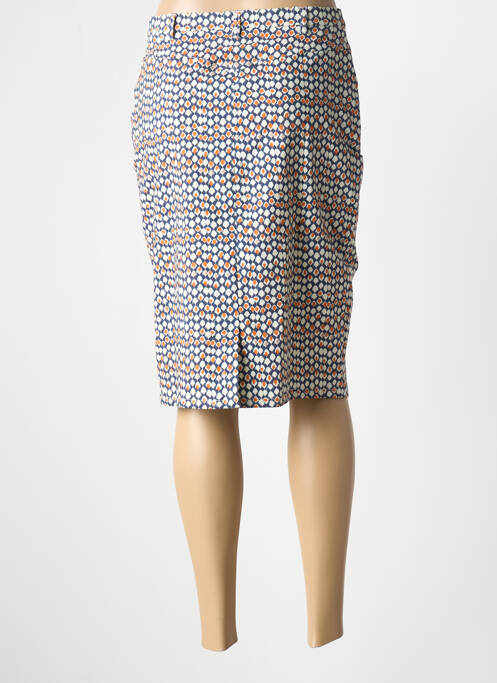 Jupe mi-longue bleu FRANCE RIVOIRE pour femme