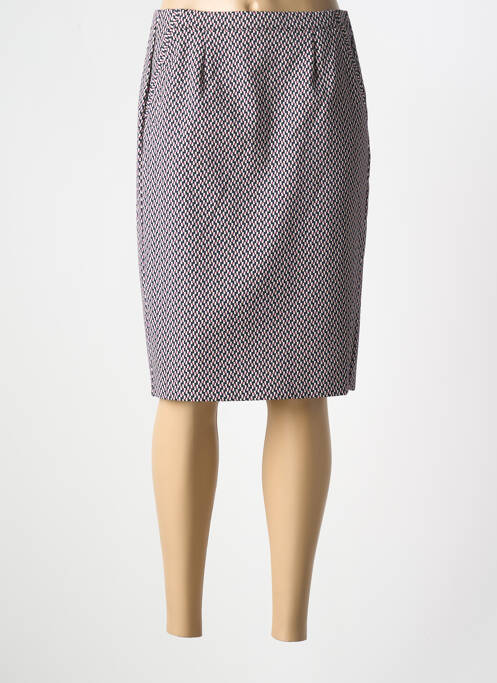 Jupe mi-longue bleu FRANK WALDER pour femme