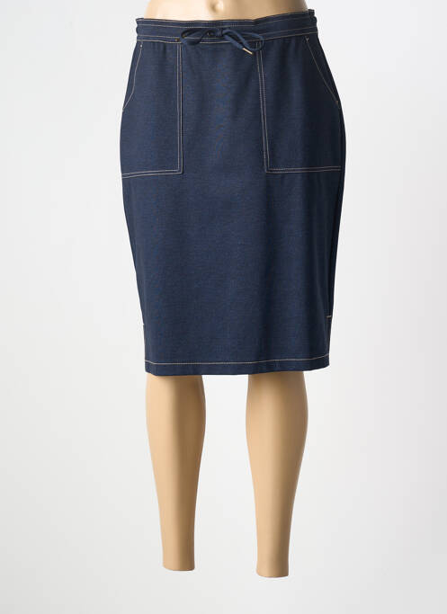 Jupe mi-longue bleu OLSEN pour femme