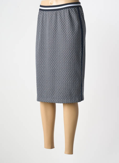 Jupe mi-longue bleu RABE pour femme