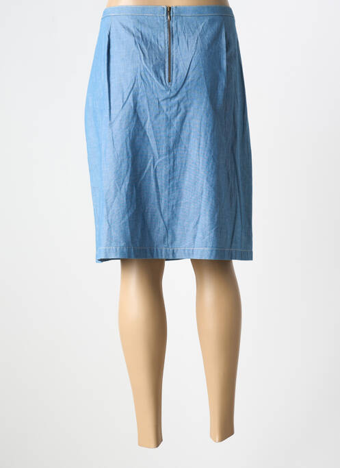 Jupe mi-longue bleu SAINT HILAIRE pour femme