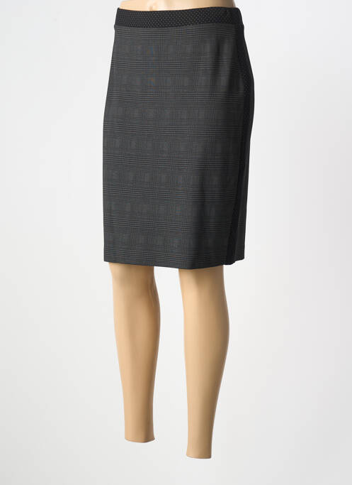 Jupe mi-longue noir DIVAS pour femme