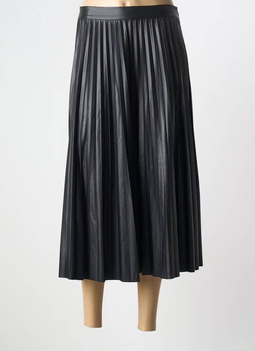 Jupe mi-longue noir FRANK LYMAN pour femme