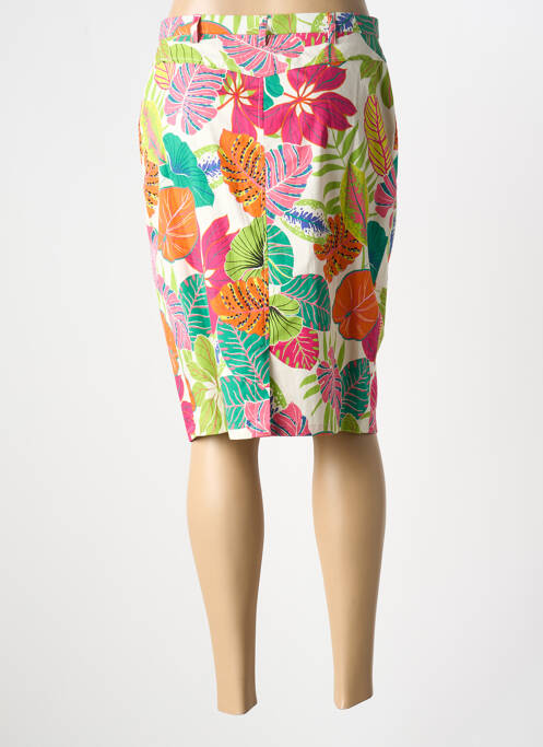 Jupe mi-longue vert FRANCE RIVOIRE femme