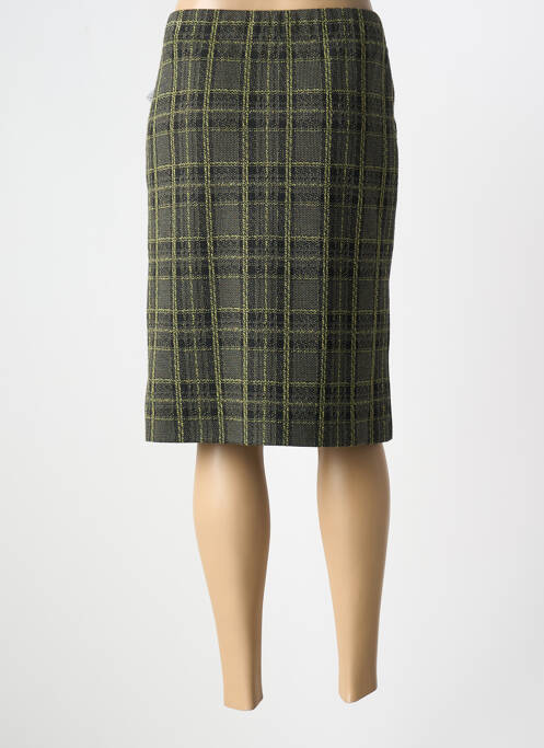 Jupe mi-longue vert FRANK WALDER femme