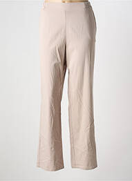 Pantalon droit stretch taille normale beige GREGORY PAT femme