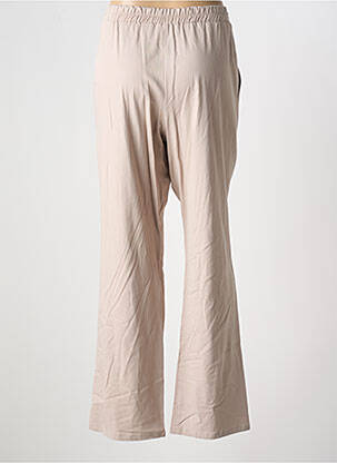 Pantalon droit stretch taille normale beige GREGORY PAT femme