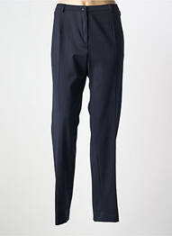Pantalon droit stretch bleu FRANCE RIVOIRE femme