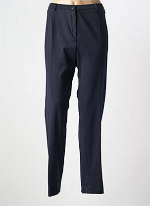 Pantalon droit stretch bleu FRANCE RIVOIRE femme