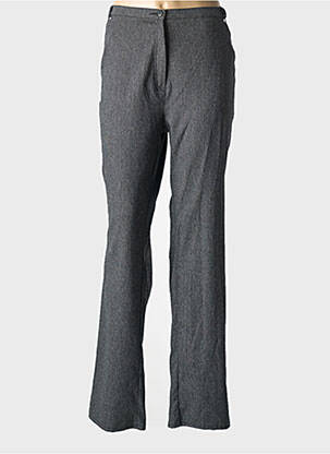 Pantalon droit stretch taille normale gris QUATTRO femme