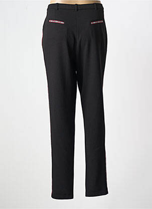 Pantalon slim stretch taille normale noir FRANCE RIVOIRE femme