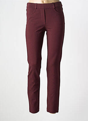 Pantalon slim taille élastique taille normale violet STARK femme