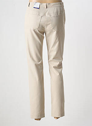 Pantalon 7/8 stretch taille normale beige FRANK WALDER femme