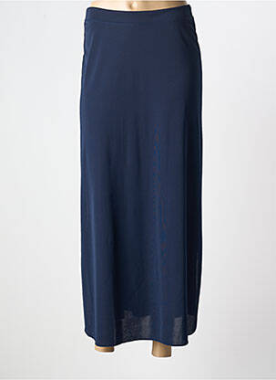 Jupe longue coupe droite bleu DANEVA femme