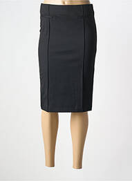 Jupe mi-longue taille normale noir SAINT HILAIRE femme