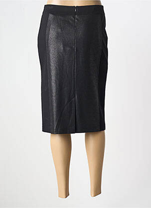 Jupe mi-longue coupe droite noir RABE femme