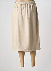 Jupe mi-longue beige GRIFFON pour femme seconde vue