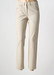 Pantalon 7/8 beige FRANK WALDER pour femme seconde vue