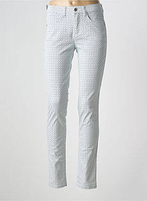 Pantalon slim blanc SAINT HILAIRE pour femme
