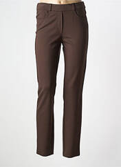 Pantalon slim marron STARK pour femme seconde vue