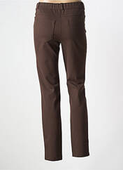 Pantalon slim marron STARK pour femme seconde vue