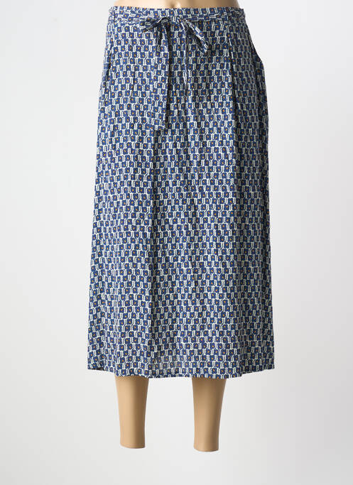 Jupe longue bleu GRIFFON pour femme