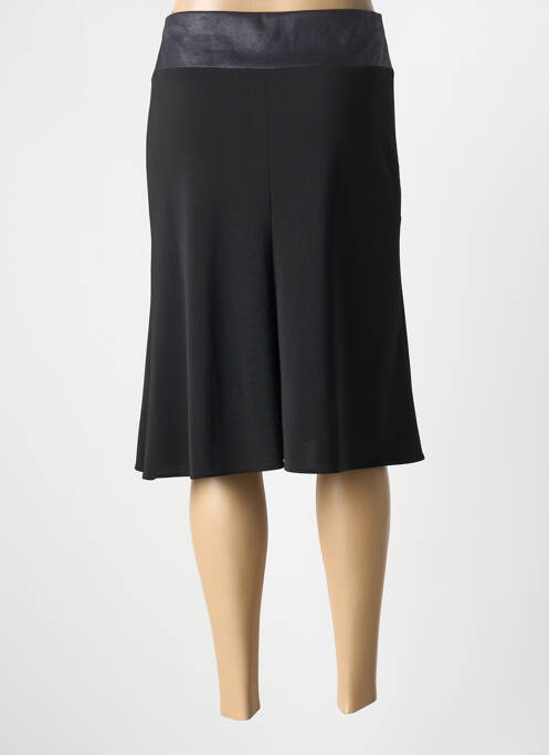 Jupe mi-longue noir FRANCE RIVOIRE pour femme