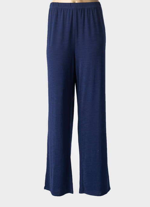Pantalon droit bleu MARBLE pour femme