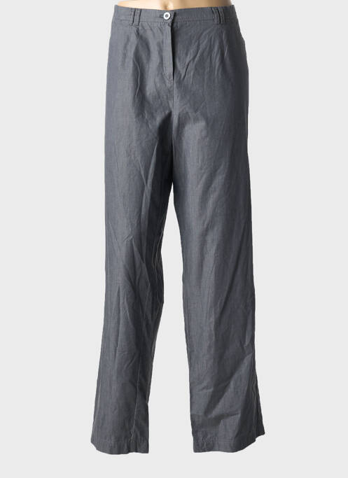 Pantalon droit gris FRANK WALDER pour femme