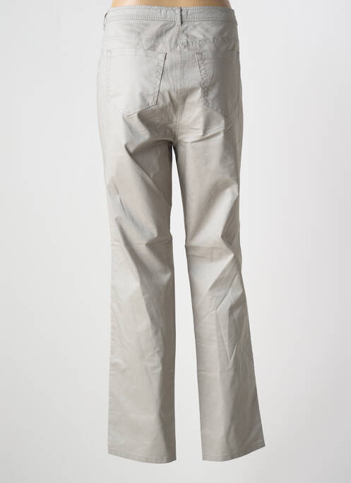 Pantalon droit gris FRANK WALDER pour femme