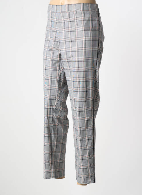 Pantalon droit gris FRANK WALDER pour femme